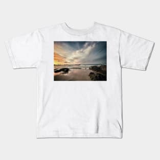 Snapper Rocks Sunset Kids T-Shirt